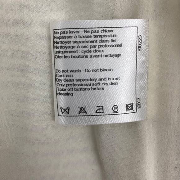 CHANEL Tweed Eyelet Crop Jacket - Picture 9 of 9